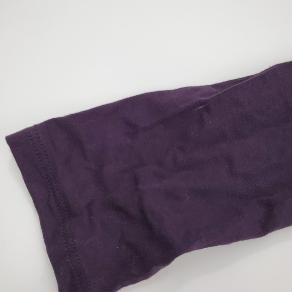 Boden Top 8 Purple‎ Ruched Draped Long sleeve Solid - Picture 7 of 7